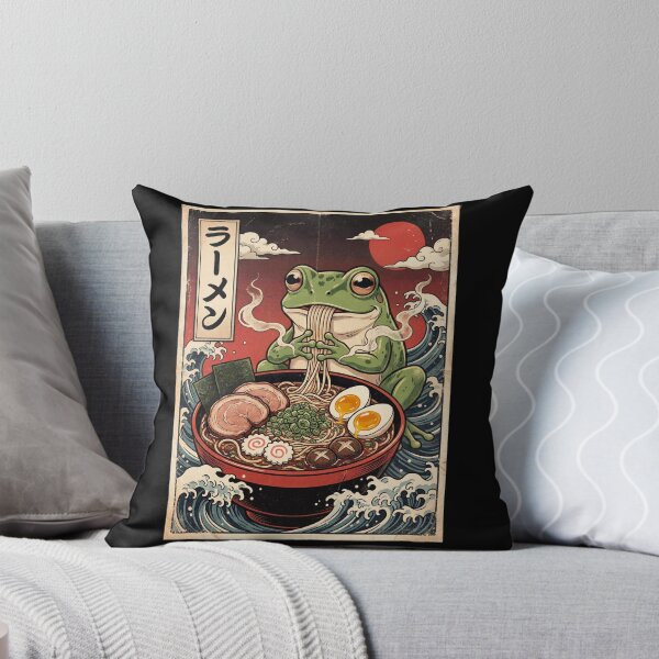 Item preview, Vintage Frog Ramen Japanese Kawaii Anime Animal Lover designed and sold by TerryConnells.