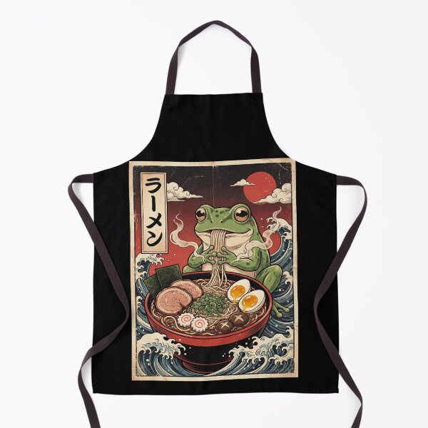 Item preview, Vintage Frog Ramen Japanese Kawaii Anime Animal Lover designed and sold by TerryConnells.