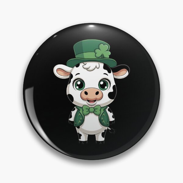 Item preview, St. Patricks Day Cow Leprechaun designed and sold by papertaless.