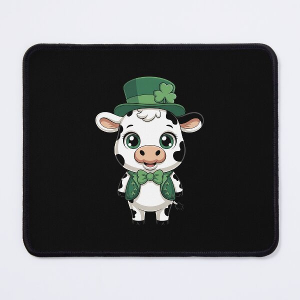 Item preview, St. Patricks Day Cow Leprechaun designed and sold by papertaless.