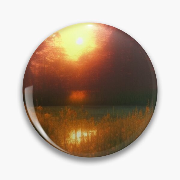 Artikelvorschau, Golden sunset pond landscape with warm light and serene nature atmosphere entworfen und verkauft von FotoworldEdel.