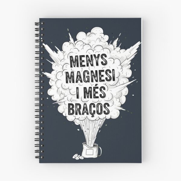 Item preview, Less Chalk More Arms - Explosive Catalan Climbing Quote designed and sold by LoopassVD.