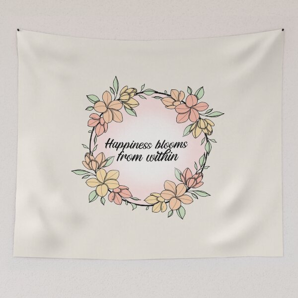 Item preview, Blooming quote circle designed and sold by Pamelarts.
