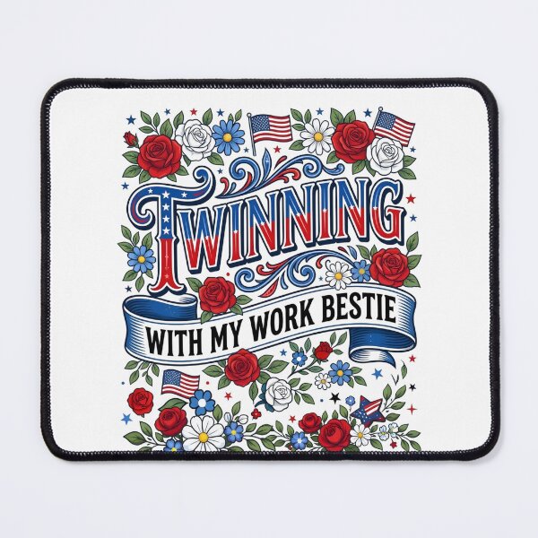 Item preview, Twinning With My Bestie Work Bestie designed and sold by THREE LITTLE BEANS.