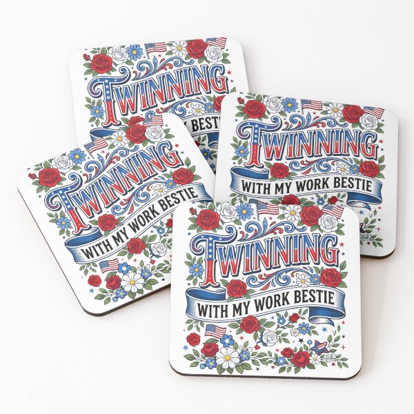 Item preview, Twinning With My Bestie Work Bestie designed and sold by THREE LITTLE BEANS.