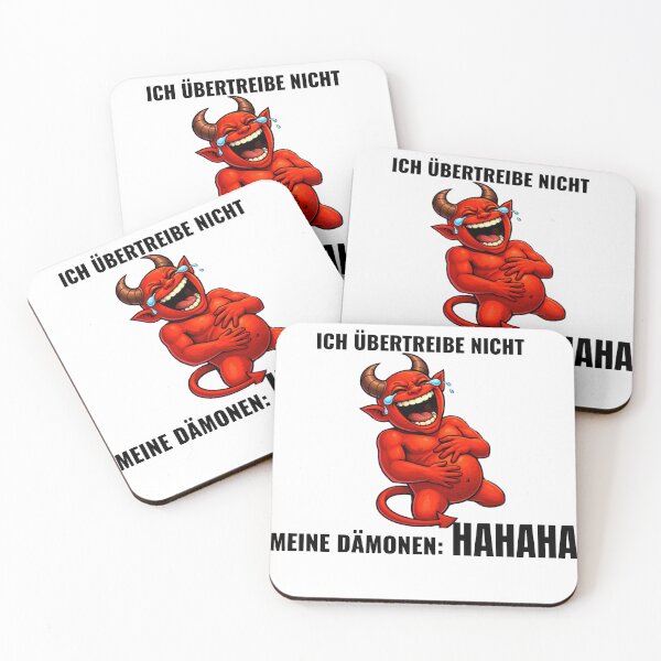 Item preview, I'm not exaggerating – My demons: HAHAHA designed and sold by AlpineInkStudio.