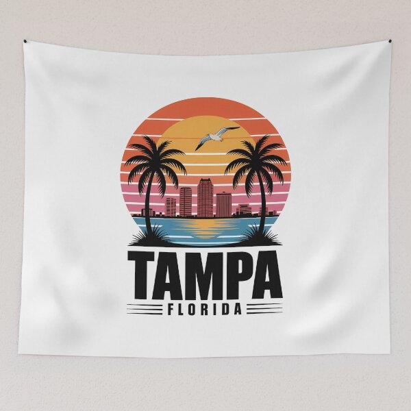 Item preview, Tampa Florida Sunset Beach Palm Trees designed and sold by papertaless.