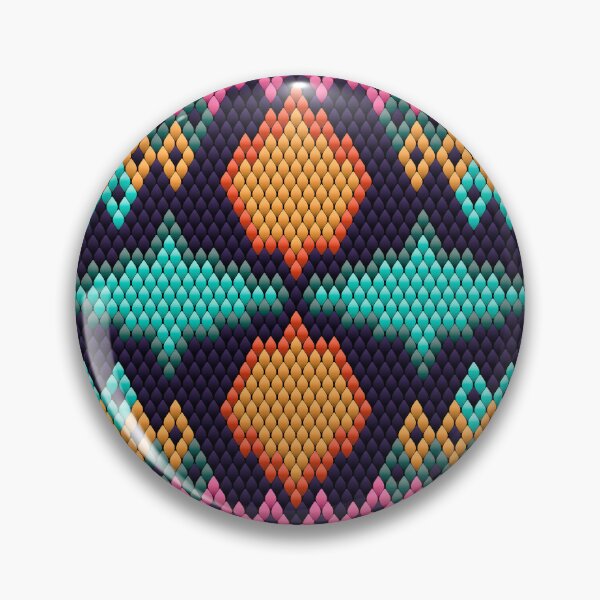 Item preview, Colorful Diamond Mosaic Pattern - Ethnic Geometric Textile Design designed and sold by Ihor Ivanov.