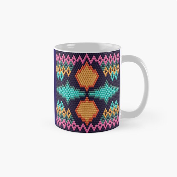 Item preview, Colorful Diamond Mosaic Pattern - Ethnic Geometric Textile Design designed and sold by Ihor Ivanov.