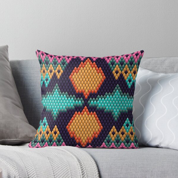 Item preview, Colorful Diamond Mosaic Pattern - Ethnic Geometric Textile Design designed and sold by Ihor Ivanov.