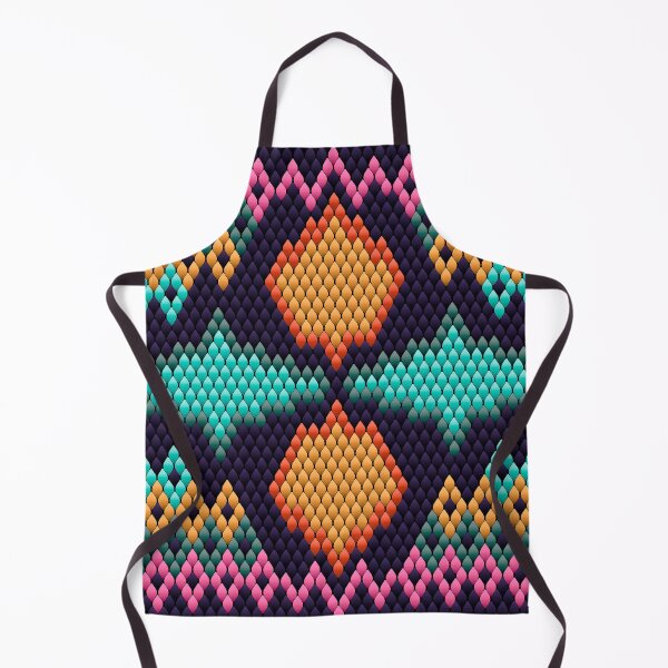 Item preview, Colorful Diamond Mosaic Pattern - Ethnic Geometric Textile Design designed and sold by Ihor Ivanov.