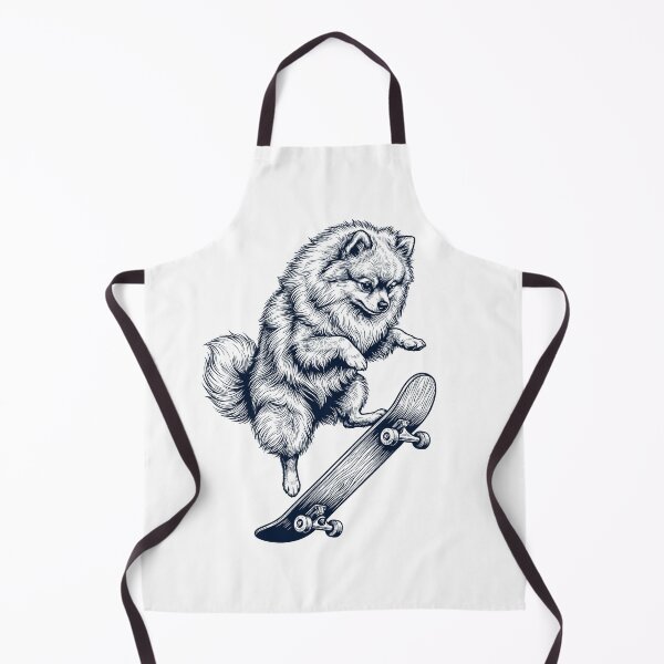 Item preview, Vintage Pomeranian Skateboarding Skate Dog Dad Lover designed and sold by DoodleTortle.