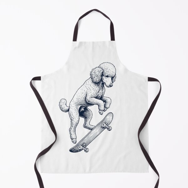 Item preview, Vintage Poodle Skateboarding Skate Dog Dad Lover designed and sold by DoodleTortle.