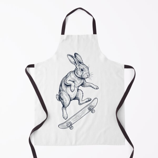 Item preview, Vintage Rabbit Skateboarding Skate Animal Lover designed and sold by DoodleTortle.