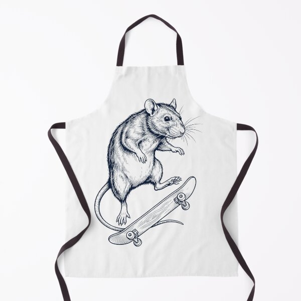 Item preview, Vintage Rat Skateboarding Skate Animal Lover designed and sold by DoodleTortle.