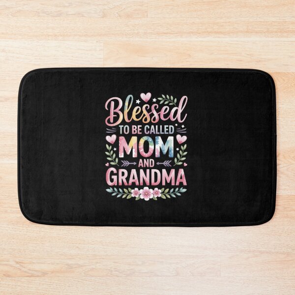 Item preview, Mother's Day Blessed To Be Called Mom And Grandma Flowers designed and sold by RonnasJackson.