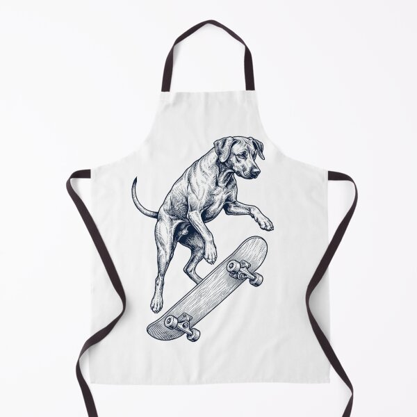 Item preview, Vintage Rhodesian Ridgeback Skateboarding Skate Dog Dad Lover designed and sold by DoodleTortle.