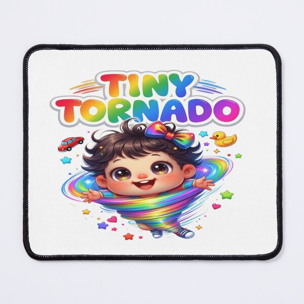 Item preview, Tiny Tornado Kids T-Shirt – Cute Rainbow Baby Cartoon Tee, Kawaii Toddler Shirt, Funny Kids Graphic, Colorful Nursery Design designed and sold by Sushikidsntod.