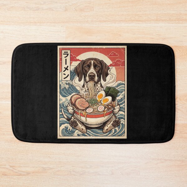 Item preview, Vintage German Shorthaired Pointer Ramen Japanese Kawaii Anime Dog Lover designed and sold by TerryConnells.