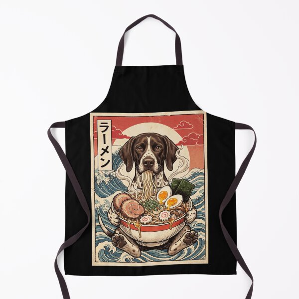 Item preview, Vintage German Shorthaired Pointer Ramen Japanese Kawaii Anime Dog Lover designed and sold by TerryConnells.