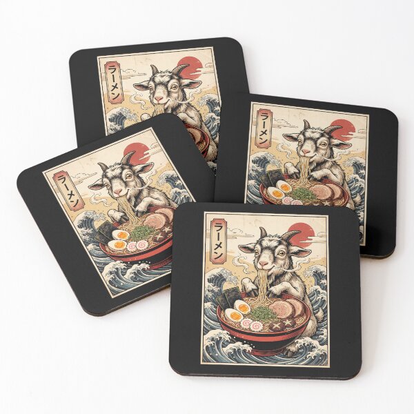 Item preview, Vintage Goat Ramen Japanese Kawaii Anime Animal Lover designed and sold by TerryConnells.