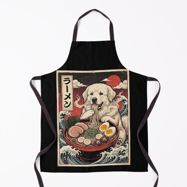 Item preview, Vintage Great Pyrenees Ramen Japanese Kawaii Anime Dog Lover designed and sold by TerryConnells.