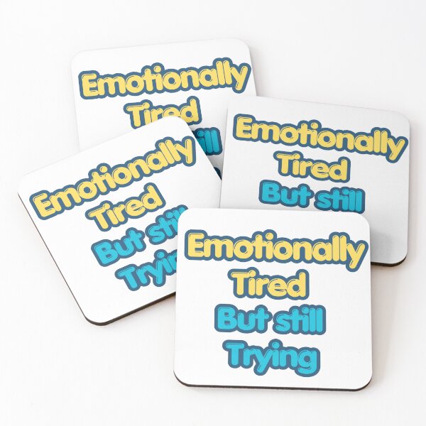 Item preview, Emotionally Tired Journal Mental Health Notebook, brafdesign designed and sold by Brafdesign.