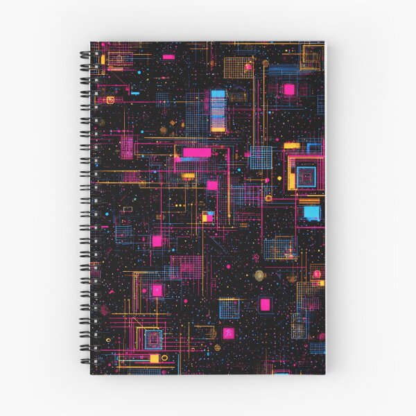Item preview, Cyberpunk Circuitry: Neon Digital Grid designed and sold by Droosam.
