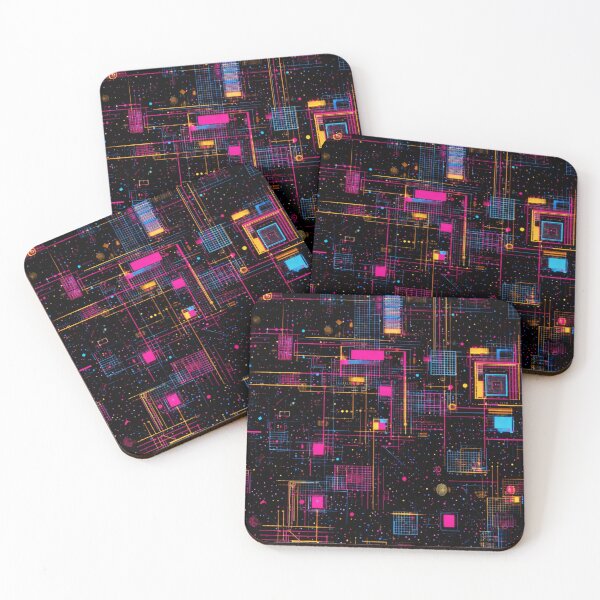 Item preview, Cyberpunk Circuitry: Neon Digital Grid designed and sold by Droosam.
