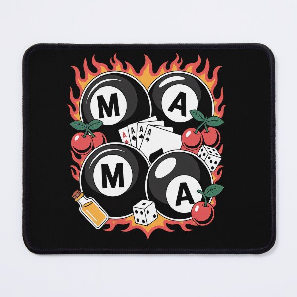 Item preview, Lucky Mama Billiard 8 Balls Cherry Mother's Day Mom Life designed and sold by RonnasJackson.