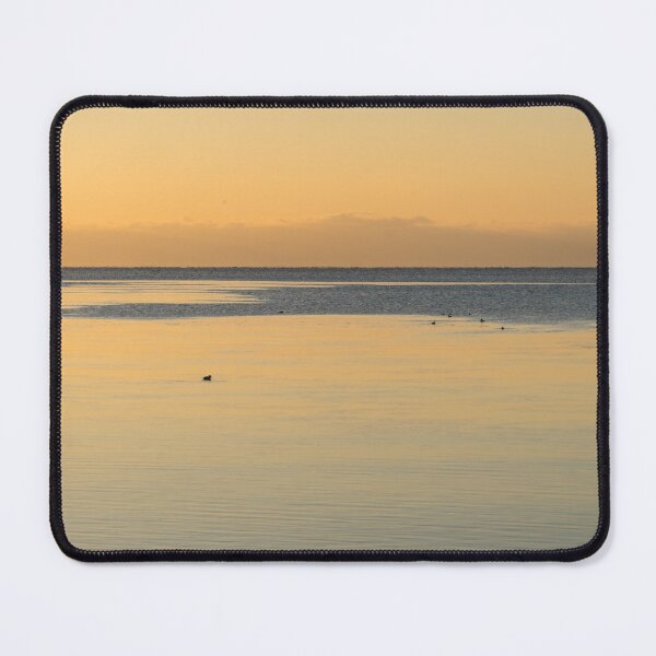 Item preview, Golden Coastal Morning with a Few Diving Ducks designed and sold by Georgia Mizuleva.