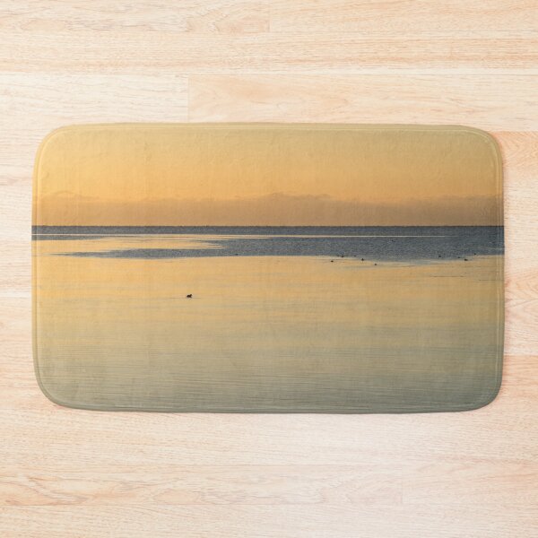 Item preview, Golden Coastal Morning with a Few Diving Ducks designed and sold by Georgia Mizuleva.