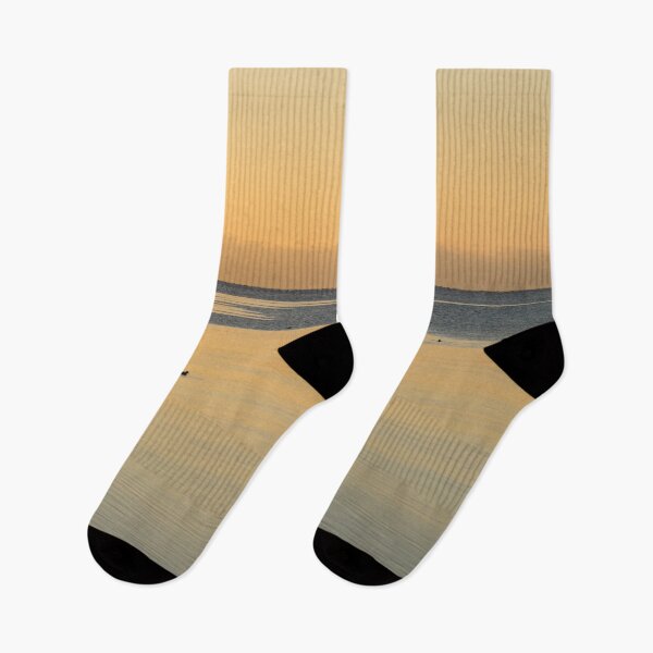 Item preview, Golden Coastal Morning with a Few Diving Ducks designed and sold by Georgia Mizuleva.