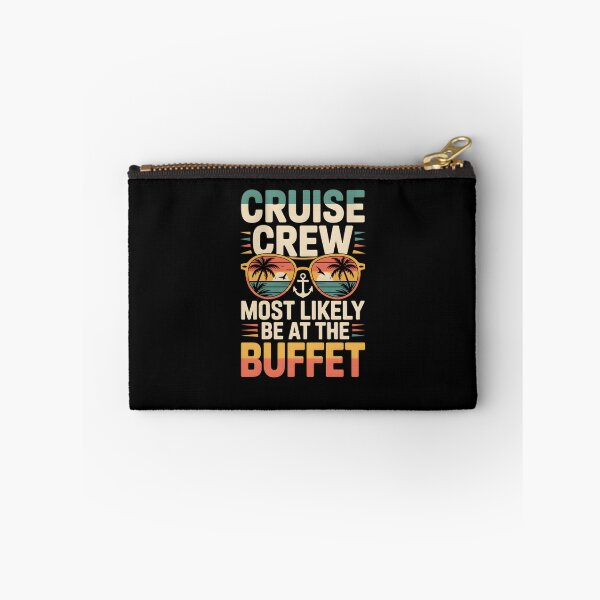 Item preview,  Cruise Crew Most Likely to Be at the Buffet – Funny Vacation Shirt for Foodie Travelers designed and sold by THREE LITTLE BEANS.