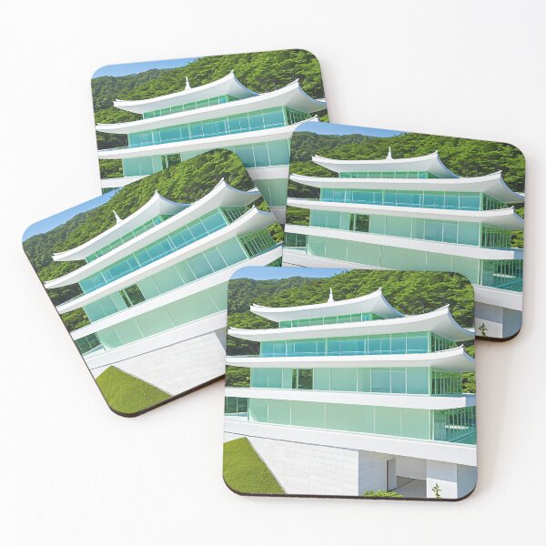 Item preview, Neo Seoul: Modern Glass Hanok Tower designed and sold by CuteSlothWorld.