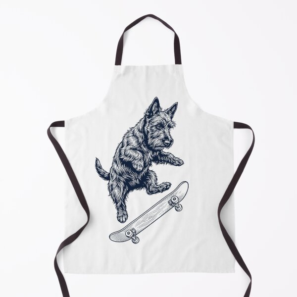 Artikelvorschau, Vintage Scottish Terrier Skateboarding Skate Dog Dad Lover entworfen und verkauft von DoodleTortle.