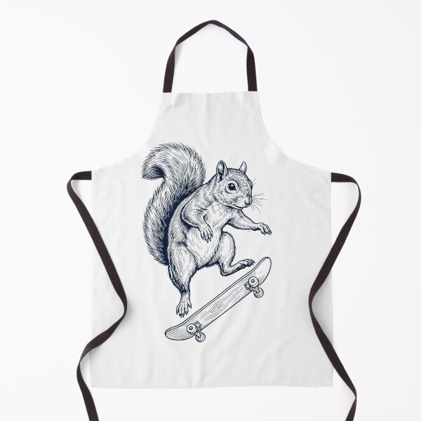 Item preview, Vintage Squirrel Skateboarding Skate Animal Lover designed and sold by DoodleTortle.