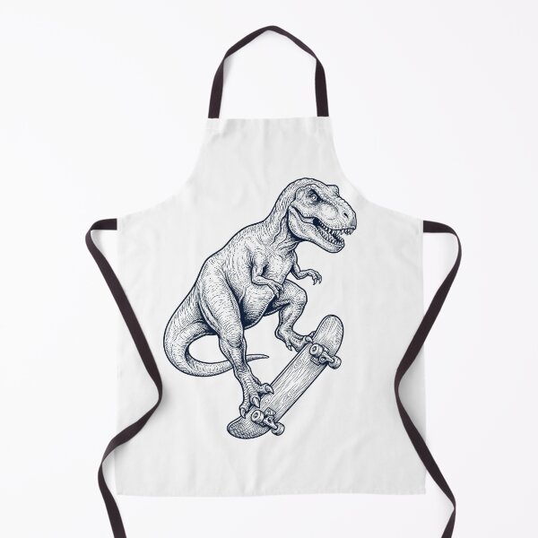 Item preview, Vintage T Rex Dinosaur Skateboarding Skate Animal Lover designed and sold by DoodleTortle.