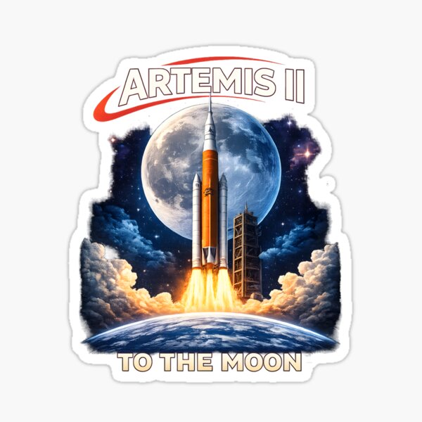 Artemis II Sticker