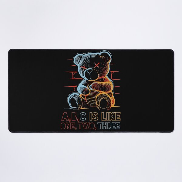 Item preview, A B C is Like 1 2 3 Bear Design designed and sold by Mostafaali11.