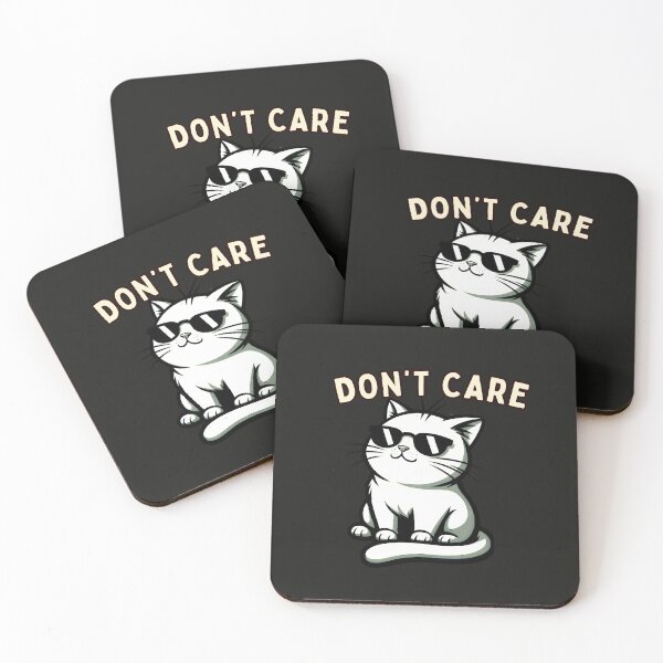 Item preview, Don’t Care Cat Attitude designed and sold by AdicretorDesign.