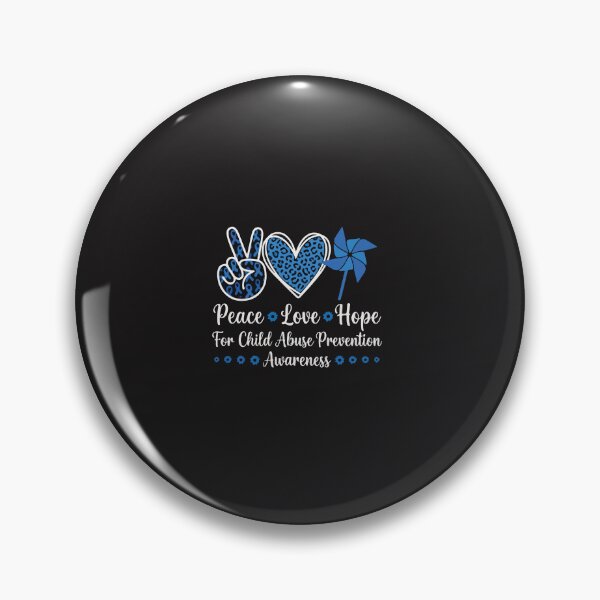 Item preview, Child Abuse Prevention Awareness Month Pinwheel Ribbon Support Blue Pinwheel Design designed and sold by kiralynstration.