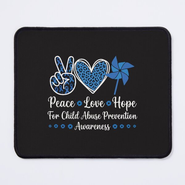 Item preview, Child Abuse Prevention Awareness Month Pinwheel Ribbon Support Blue Pinwheel Design designed and sold by kiralynstration.