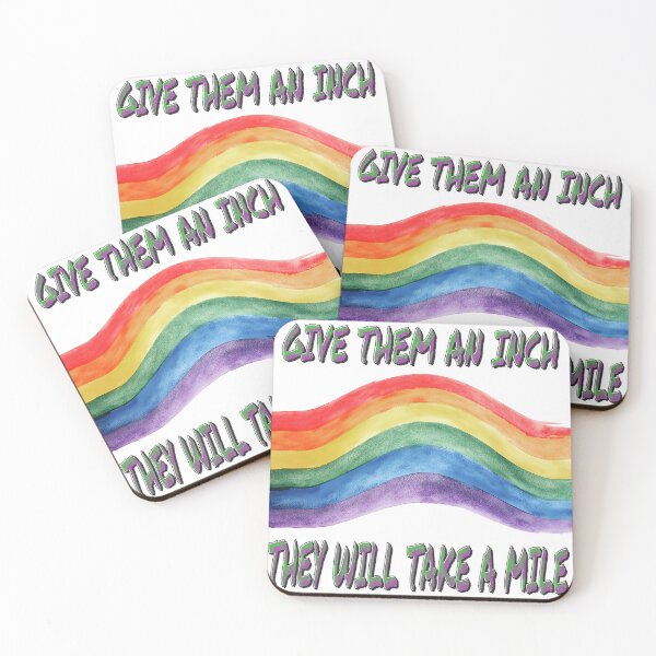 Item preview, GIVE THEM AN INCH, TAKE A MILE designed and sold by Huskyyy Designs.
