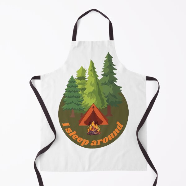 Item preview, I Sleep Around Camping Shirt – Funny Camping Humor Tee, Tent Outdoor Camper Gift designed and sold by Gwen Nofear.