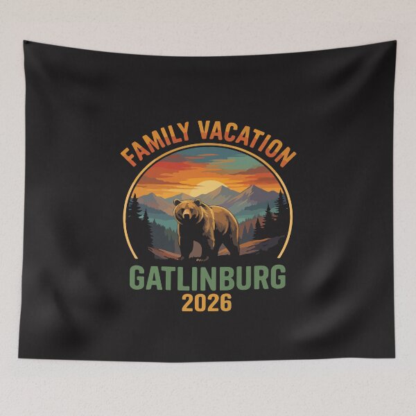 Item preview, Gatlinburg Tennessee Bear Souvenir Family Vacation 2026 Smoky Mountains Trip designed and sold by kiralynstration.
