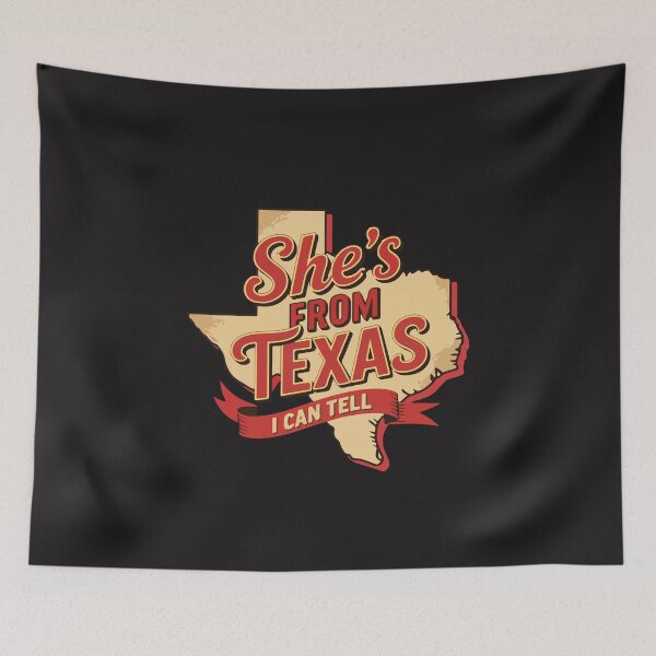 Item preview, She's From Texas I Can Tell Retro Vintage Texas Girl Southern Pride Women designed and sold by kiralynstration.