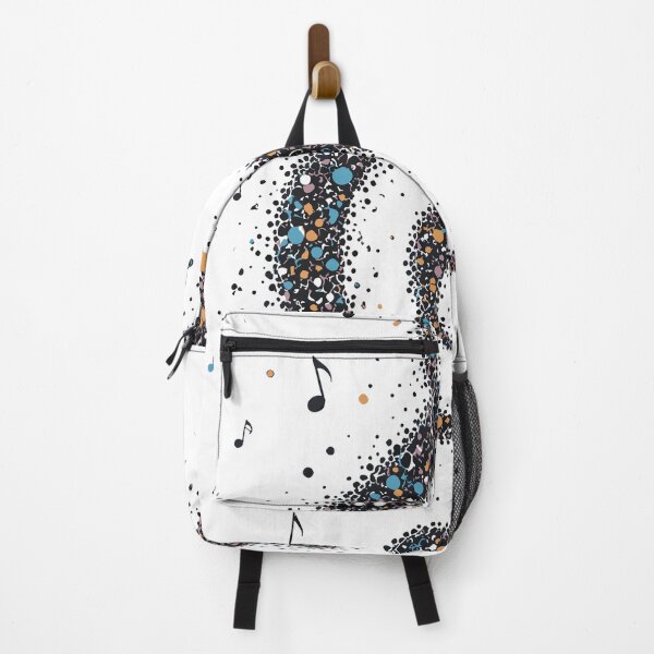 Item preview, A vibrant, abstract treble clef formed from colorful confetti, dots and scattered musical notes. Energetic and playful composition evokes melody, designed and sold by Dejbar.