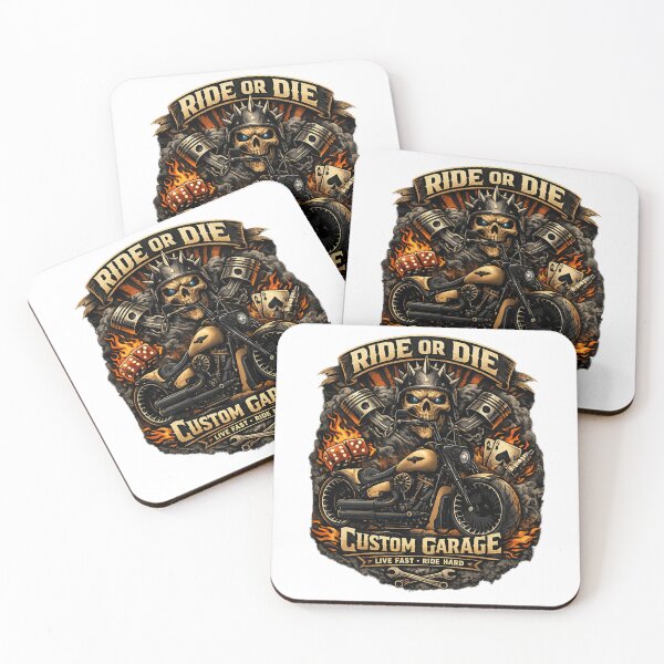 Item preview, Retro Ride or Die Custom Garage Emblem designed and sold by TorqueTheoryLab.