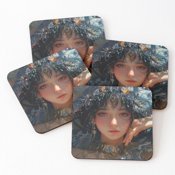 Item preview, Mystic Boho Anime Girl – Ethereal Goddess Aesthetic designed and sold by EchoWave11.